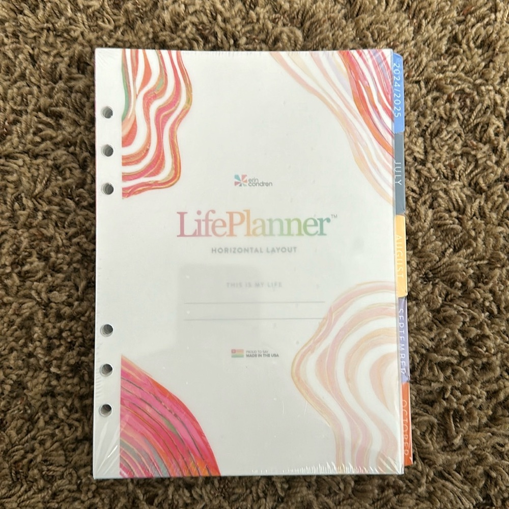 Brand new Erin Condren planner.